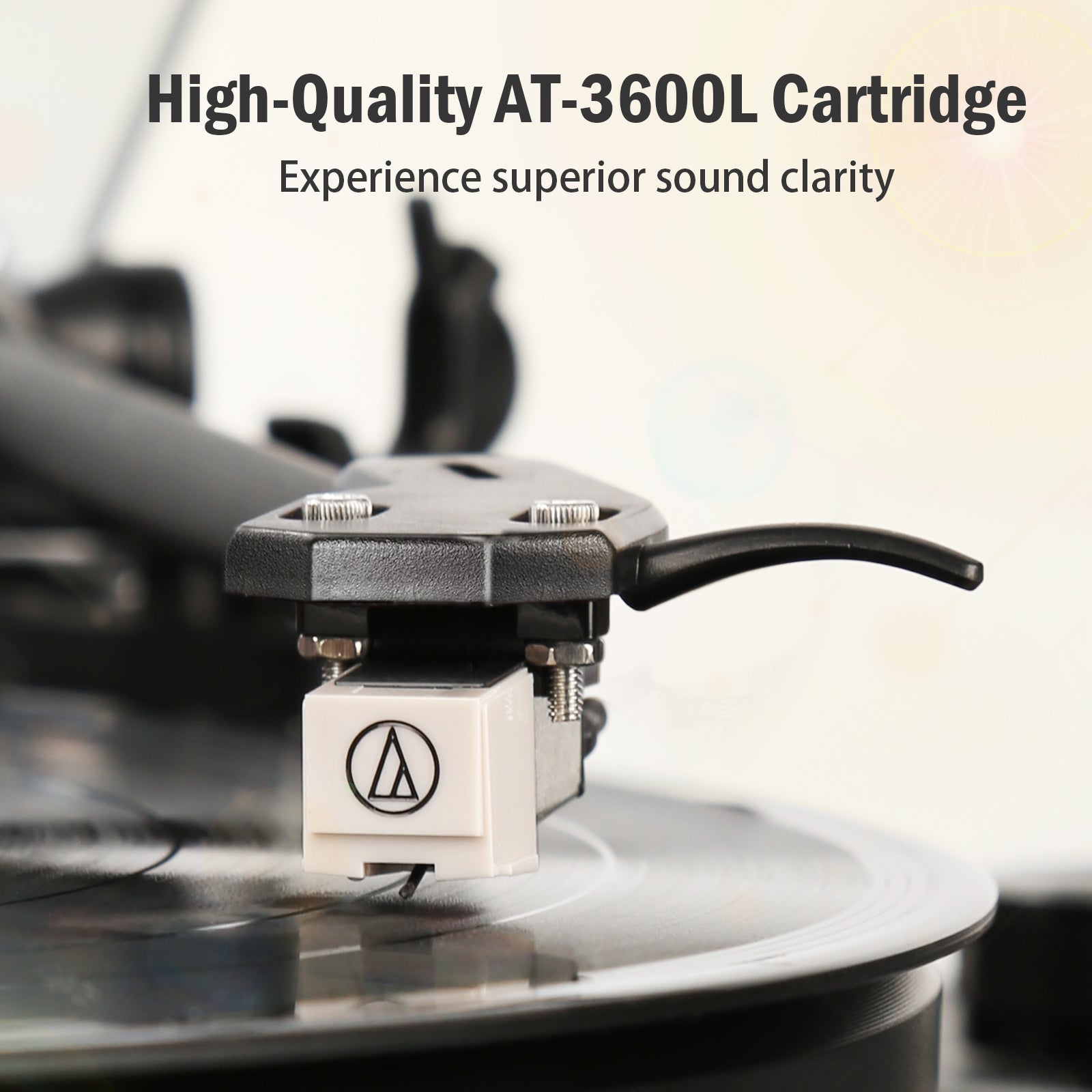 Black Hi-Fi All-in-One Turntable – 1byone Audio