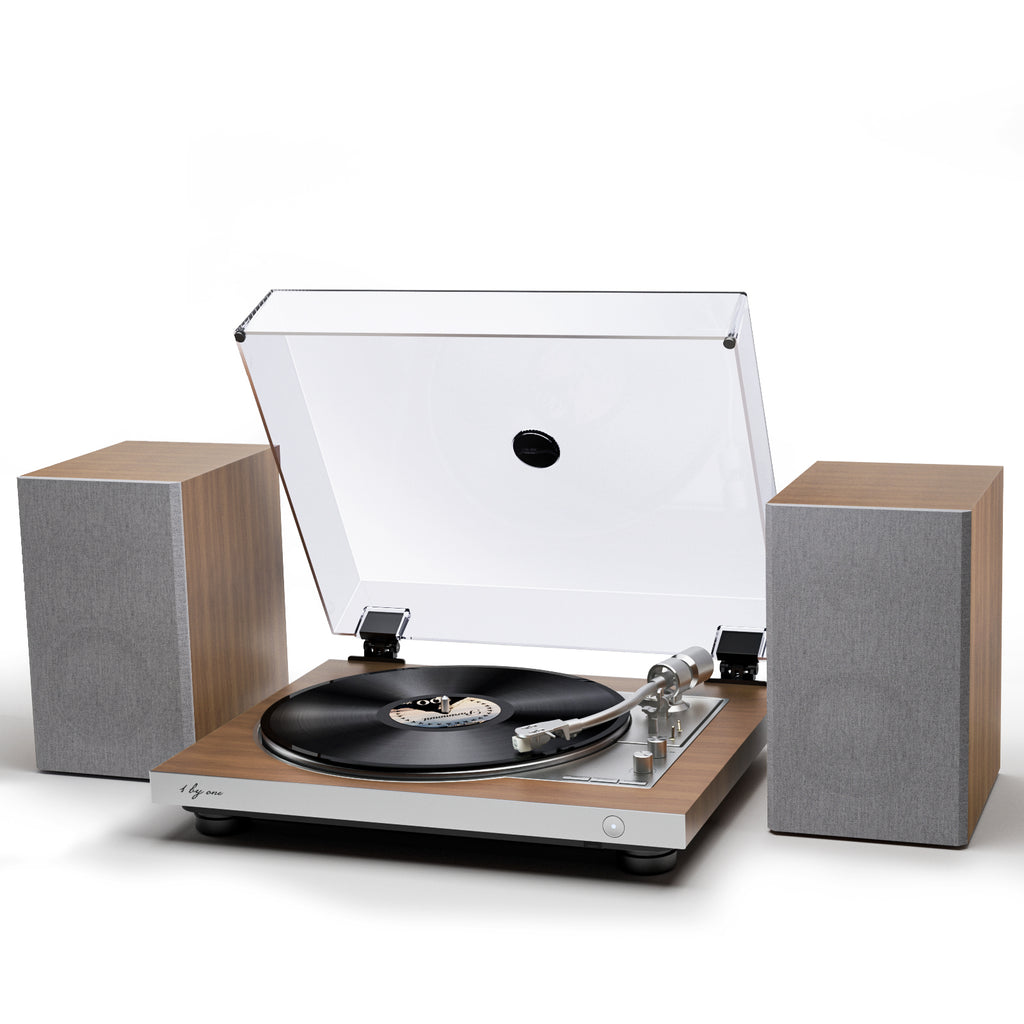 Automatic Record Player with Speakers