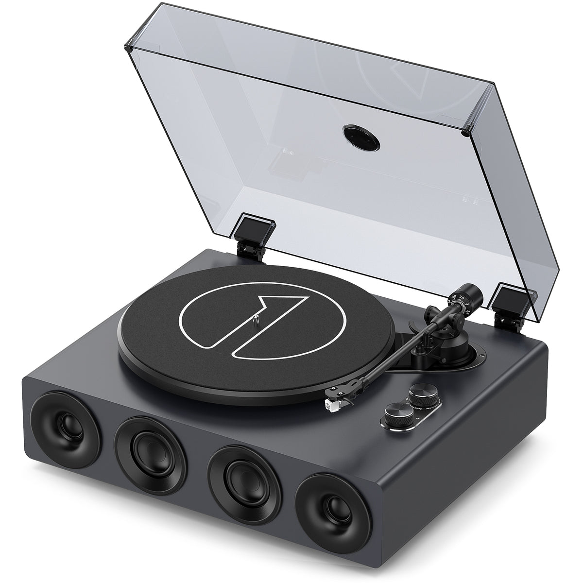 All-in-One Belt-Drive Stereo Turntable | Record Player | 1byone Audio