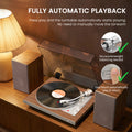Automatic Record Player with Speakers