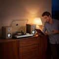 Automatic Record Player with Speakers