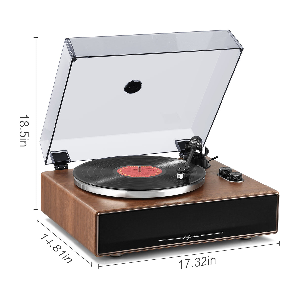 Record One 1 by ONE Vinyl Record Player – 1byone Audio