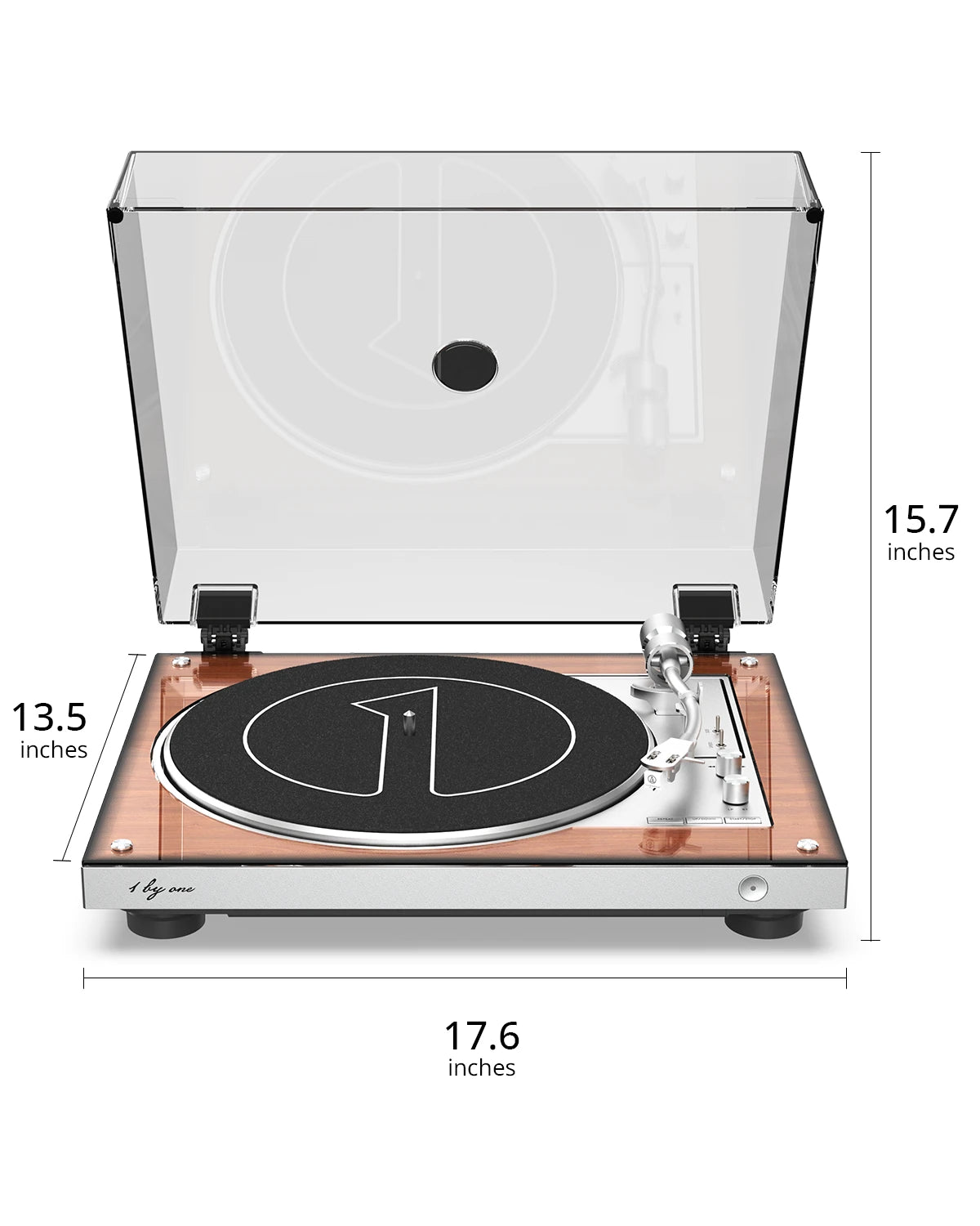 1byone AT01 fully automatic belt-drive vinyl record player - view 6
