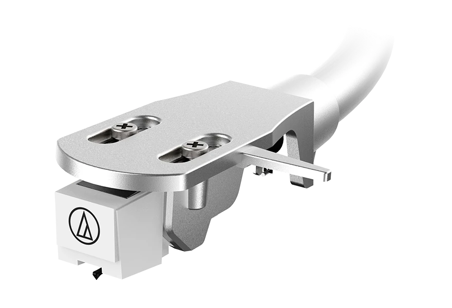 15. Audio Technica record player cartridge 3600L stylus close-up.