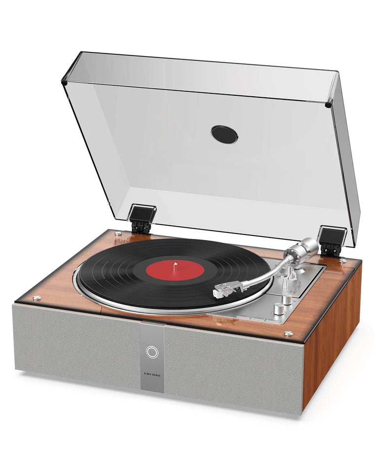 AT02 Automatic Vinyl Record Player with Built-In Speakers