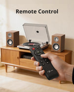 1byone AT03 automatic turntable with bookshelf speakers - view 3