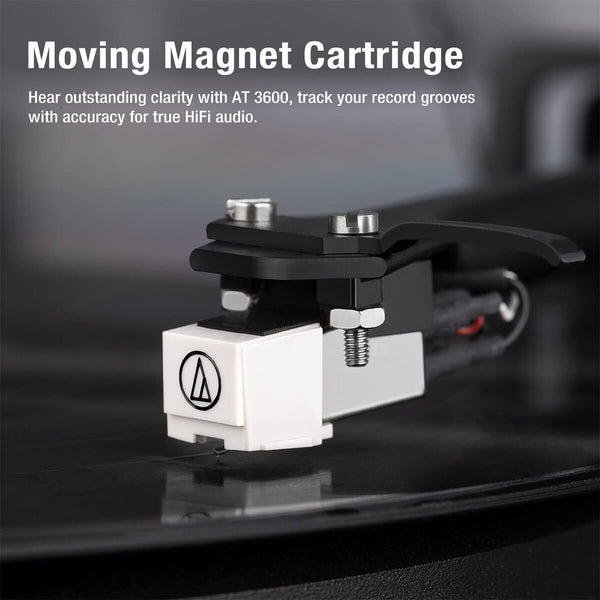 H004 Hi-Fi Turntable  Record Player With Speakers