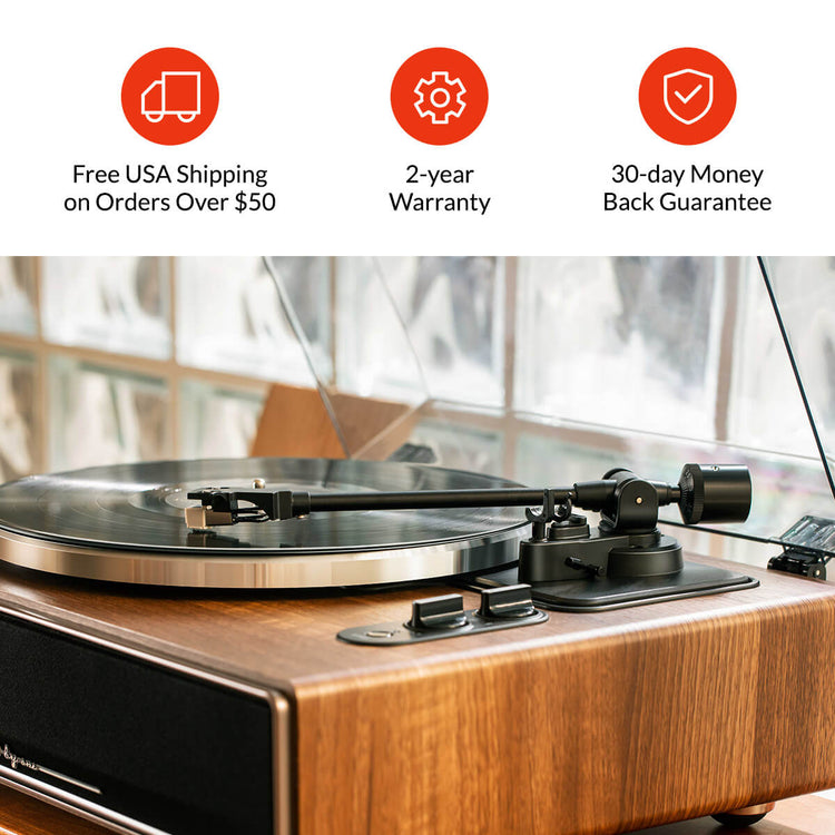 H009 All-In-One Turntable Vinyl Record Player | Record Player
