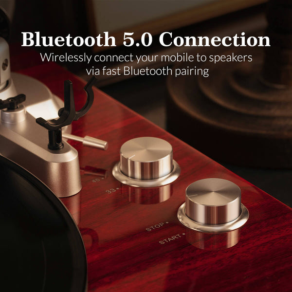 H005 Bluetooth Turntable Vinyl Record Player